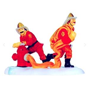 Department 56 “Fire Drill Practice” Retired 2004, Christmas in the City Series